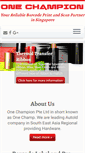 Mobile Screenshot of onechampion.net